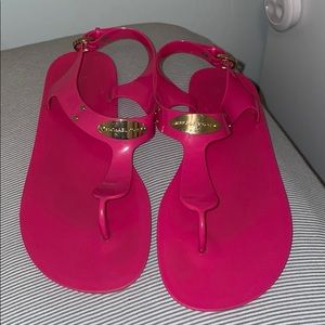 Michael Kors jelly sandals